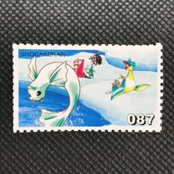 Dewgong Lapras Pokemon Stamp Card Japan Pocket monster NINTENDO SHOGAKUKAN F/S - Image 1