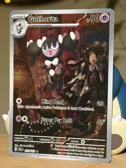 Pokemon Card Gothorita 213/193 Paldea Evolved Illustration Rare NM - Image 1
