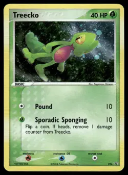 Pokemon Cards Treecko 016 Nintendo Black Star Promo LP - Image 1