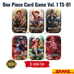 One Piece Card Game Mini-tin Pack Set Vol.1 Asian Limited - Set of 6 Mini Tins - Image 1