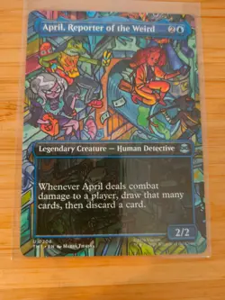 MTG April, Reporter of the Weird (Borderless) 0206 Teenage Mutant Ninja Turtles - Image 1