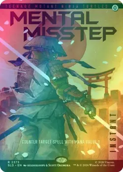 Mental Misstep FOIL | MTG Secret Lair SLD TMNT Last Ronin - Image 1
