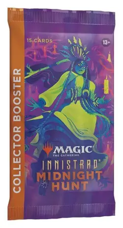 MTG 1 Innistrad Midnight Hunt Collectors Booster Pack & 1 Aetherdrift Promo Pack - Image 1
