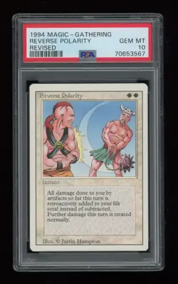 MTG Revised 3rd Edition REVERSE POLARITY Instant PSA 10 GEM MINT Combine S/H - Image 1