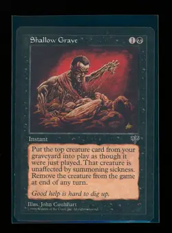 MTG Tempest SHALLOW GRAVE Instant VLP Reserved List - Image 1
