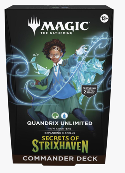 Secrets of Strixhaven Commander Deck Quandrix Unlimited *PRE SALE SHIPS ASAP* - Image 1