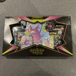 Pokemon TCG Shining Fates – Shiny Crobat VMAX Premium Collection Box (Sealed) - Image 1