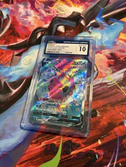 CGC 10 Hoopa V 107/100 Japanese Fusion Arts Super Rare Pokemon GEM MINT 🔥 - Image 3