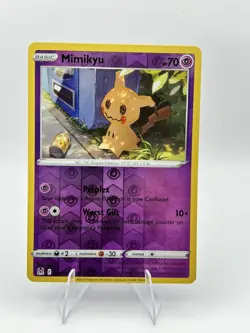 Reverse Holo Mimikyu 080/196 Rare SWSH11: Lost Origin Pokemon Pikachu NM - Image 1