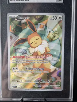 Prismatic Evolutions Eevee Pokemon Promo #173 Graded SGC 10 - Image 2