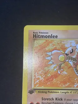 NM Hitmonlee Fossil 22/62 1st Edition Non Holo Rare Vintage Pokemon - Image 3