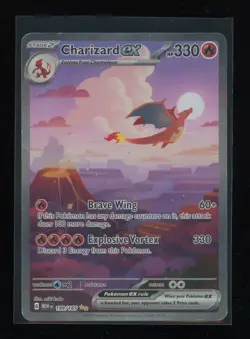 POKEMON Scarlet & Violet 151 CHARIZARD EX 199/165 Special Illustration Rare HP - Image 1