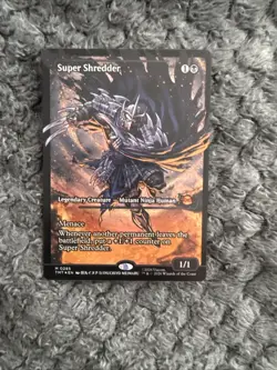 Super Shredder Borderless - M - 285 - MTG: Teenage Mutant Ninja Turtles - Foil - Image 1