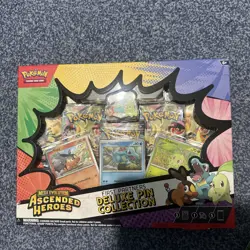 Pokemon TCG Ascended Heroes First Partner Deluxe Pin Collection SEALED - Image 1