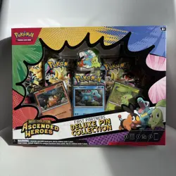 Pokemon TCG Ascended Heroes First Partner Deluxe Pin Collection SEALED - Image 1