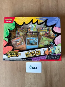 Pokemon TCG Ascended Heroes First Partner Deluxe Pin Collection SEALED - Image 1