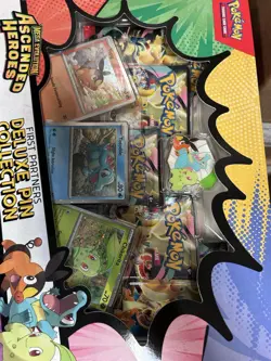 Pokemon TCG Ascended Heroes First Partner DELUXE PIN COLLECTION CASE Sealed 6 ct - Image 2