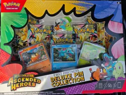 Pokemon TCG Ascended Heroes First Partner Deluxe Pin Collection SEALED - Image 1