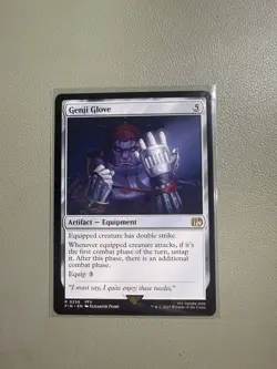Genji Glove Final Fantasy Regular Card NM Condition MTG Magic the Gathering - Image 1