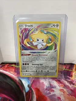 Pokemon TCG Jirachi Holo Card 119/185 Vivid Voltage Amazing Rare NM/MT Condition - Image 1