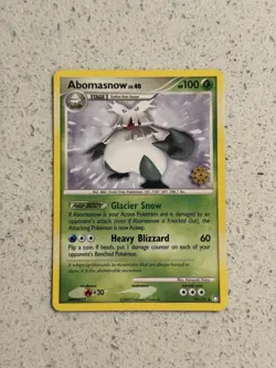 Abomasnow 19/123 Stamped Holiday Advent Calendar Snowflake Pokemon Card MP - Image 1