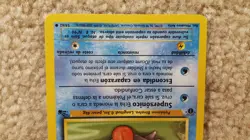 1999 Pokemon Card Fossil Set Shellder 54/62 Spanish 1st Edition - Image 3
