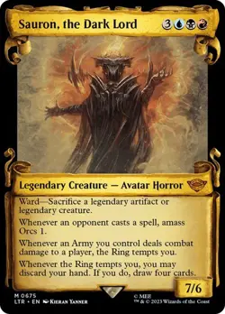 Sauron, the Dark Lord *SHOWCASE* - LOTR - Magic The Gathering - MTG - Image 1