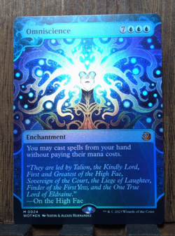 Omniscience - [Foil, Showcase] Wilds of Eldraine: Enchanting Tales (WOT) MINTY ! - Image 1