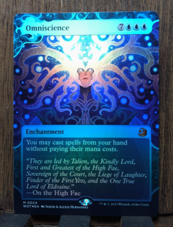 Omniscience - [Foil, Showcase] Wilds of Eldraine: Enchanting Tales (WOT) MINTY ! - Image 2