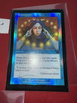 MTG 2 x FOIL Brainstorm Mercadian Masques 61/350 Common - Image 1