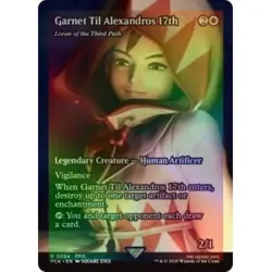 Foil Garnet Til Alexandros 17th (loran Of The Third Path) (showcase) Final Fanta - Image 1