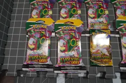 Pokemon TCG (10) Evolving Skies Booster Packs - (9) Sleeved (1) Non-Sleeved - Image 2