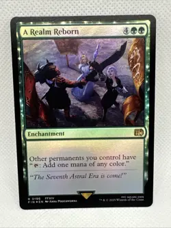 MTG - A Realm Reborn Final Fantasy Foil NM Pack Fresh - Image 1