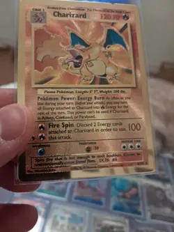 Carte Pokemon Dracaufeu 4/102 METAL PROMO UPC 25 Ans Celebrations FR - EXC + - Image 3