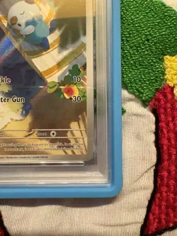 Pokemon TCG SV White Flare Oshawott #105 Illustration GEM MT PSA 10 SHIPS FAST - Image 5