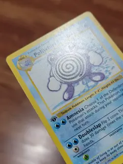 PL! Poliwhirl Pokemon 1999 Shadowless Base Set 1st Edition Vintage Rare # 38/102 - Image 2