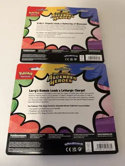 Pokemon Ascended Heroes 2-Pack Blisters - Set of 2 - Erika and Larry - Image 2