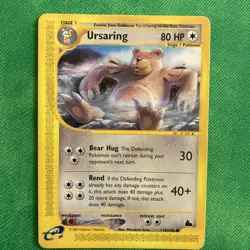 Ursaring 110/144 Skyridge Common Regular Pokemon TCG English - Image 1