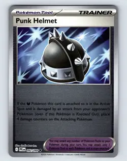 Punk Helmet - Phantasmal Flames 092/094 - Reverse Holo - NM - Pokemon - Image 1