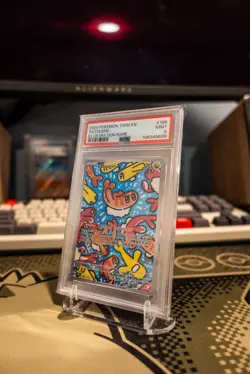 Pokemon Tatsugiri 186/167 Sv06 Twilight Masquerade Illustration Rare Holo PSA 9 - Image 1