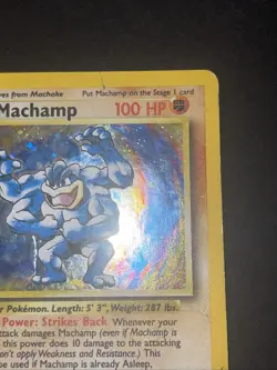 Pokemon TCG Machamp Holo Rare 1st Edition - Image 4