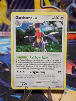Pokemon Garchomp 9/123 - Mysterious Treasures Holo Rare MP - Image 1