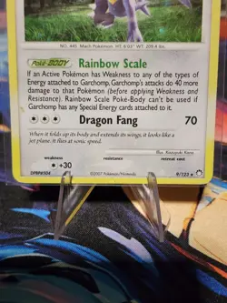 Pokemon Garchomp 9/123 - Mysterious Treasures Holo Rare MP - Image 2