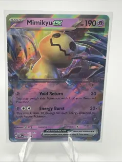 Mimikyu Ex 004 Scarlet & Violet Black Star Promo Pokemon NM - Image 1