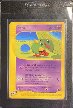 Natu 80/144 Wizards of The Coast WOTC Pokemon TCG Skyridge Regular NM/MINT - Image 3