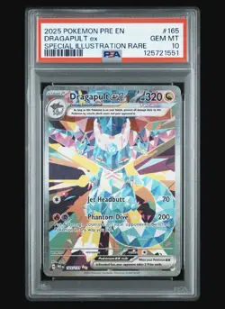 Pokemon TCG Dragapult EX Holo Special Illustration Rare 165/131 PSA 10 - Image 1