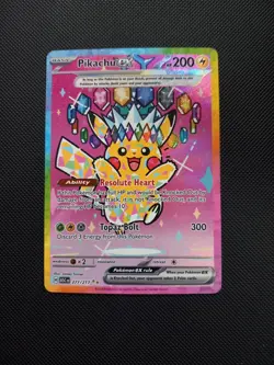 Pokemon TCG Pikachu EX 277/217 Ascended Heroes Special Illustration Rare NM - Image 1
