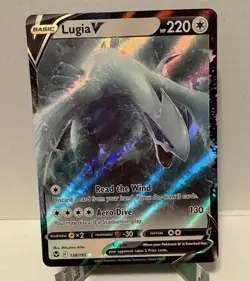 Lugia V Ultra Rare Full Art Holo Pokemon Card Swsh12 138/195 Silver Tempest - Image 1
