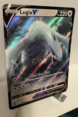 Lugia V Ultra Rare Full Art Holo Pokemon Card Swsh12 138/195 Silver Tempest - Image 2