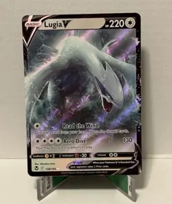 Lugia V Ultra Rare Full Art Holo Pokemon Card Swsh12 138/195 Silver Tempest - Image 3